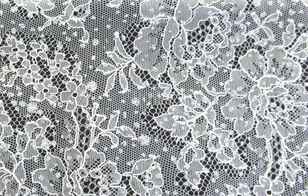Lace Glitter Chantilly - 33002D1 Bennett Silks